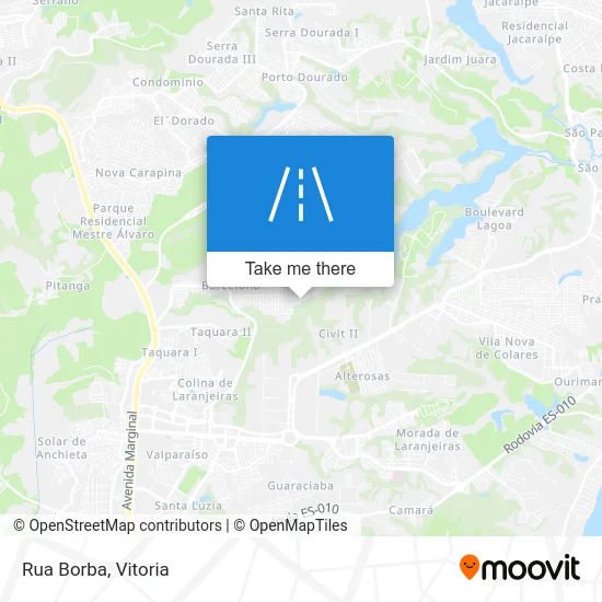 Rua Borba map