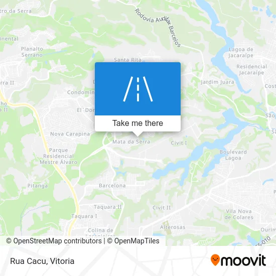 Rua Cacu map