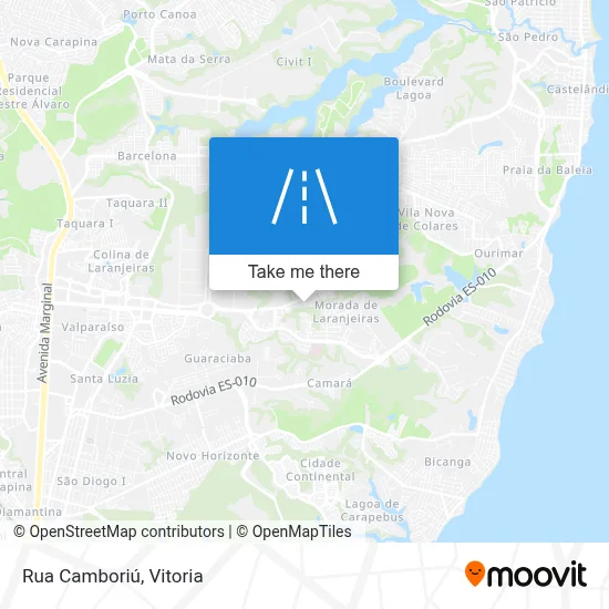 Rua Camboriú map
