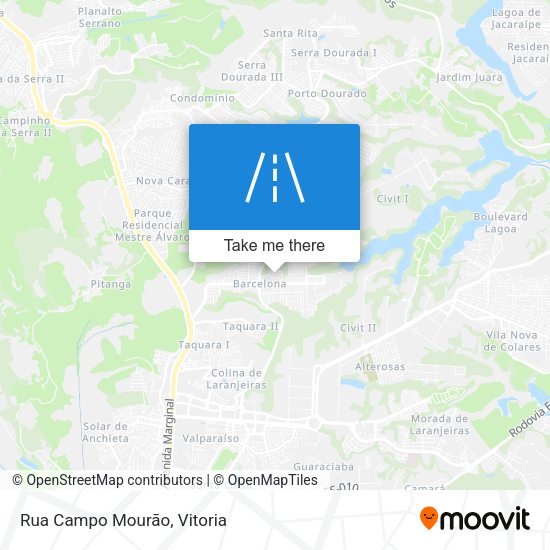 Rua Campo Mourão map