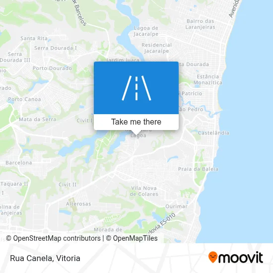 Rua Canela map