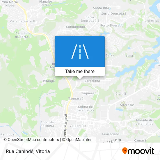 Rua Canindé map