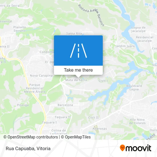 Rua Capuaba map