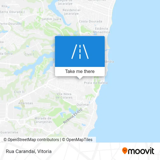 Rua Carandaí map