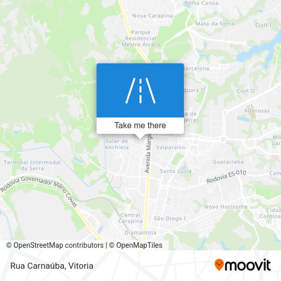 Rua Carnaúba map