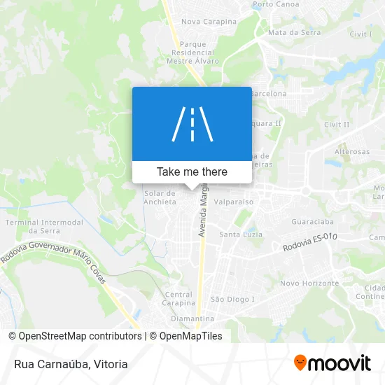 Rua Carnaúba map