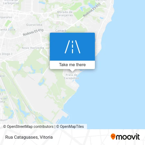 Rua Cataguases map