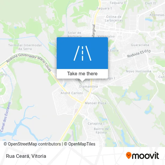 Rua Ceará map