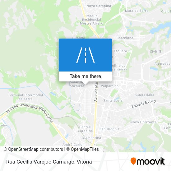 Rua Cecília Varejão Camargo map