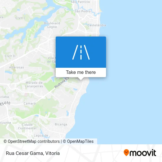 Rua Cesar Gama map
