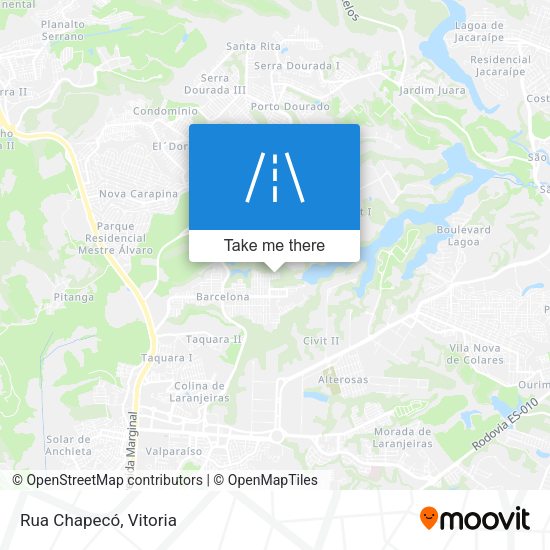 Rua Chapecó map