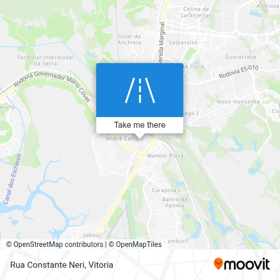 Rua Constante Neri map