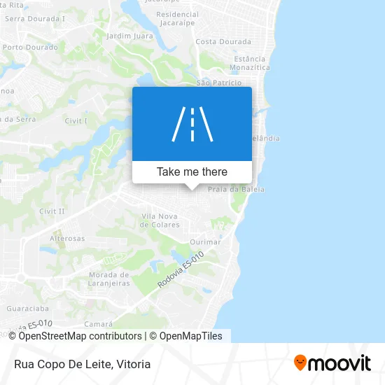 Rua Copo De Leite map