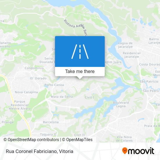 Rua Coronel Fabriciano map