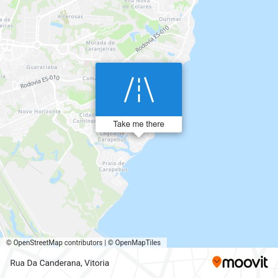 Rua Da Canderana map