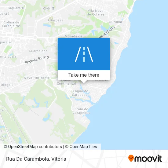 Rua Da Carambola map