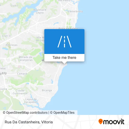 Rua Da Castanheira map