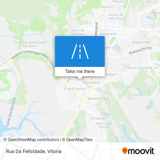 Rua Da Felicidade map