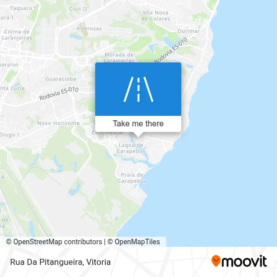 Rua Da Pitangueira map