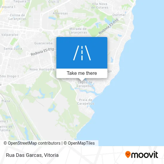 Rua Das Garcas map