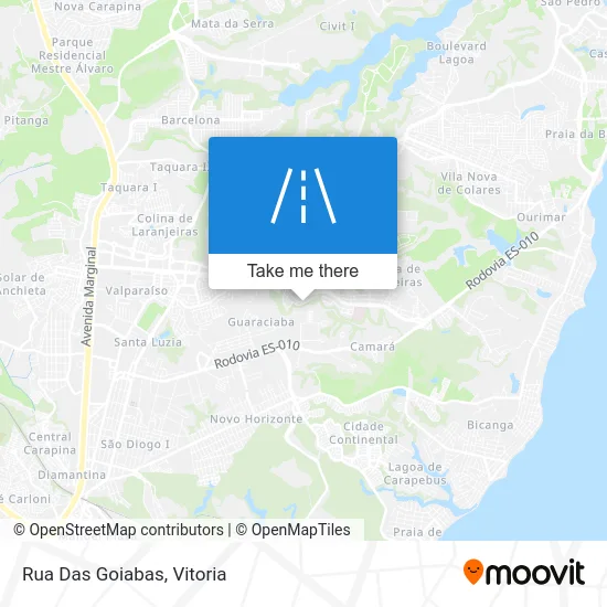 Rua Das Goiabas map