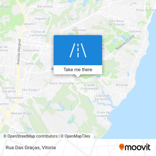 Rua Das Graças map