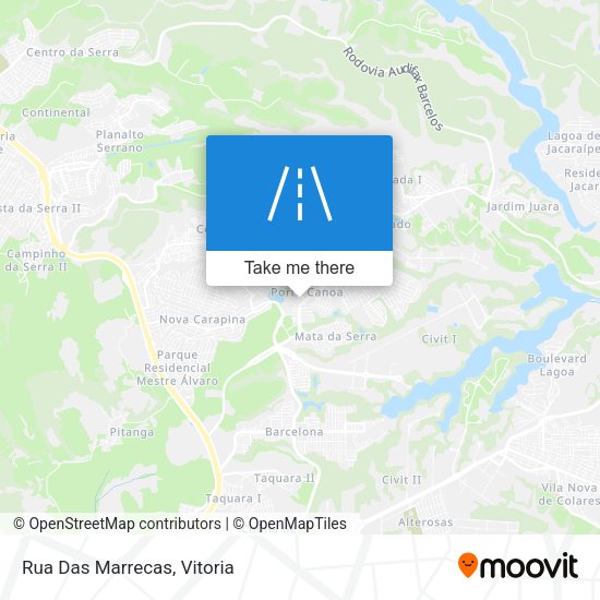 Rua Das Marrecas map