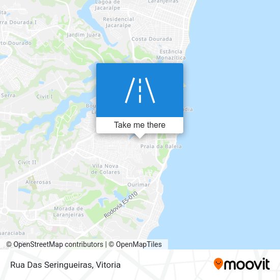 Rua Das Seringueiras map