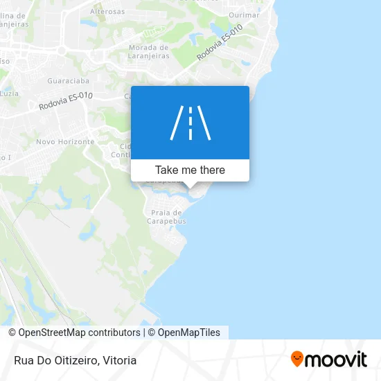 Rua Do Oitizeiro map
