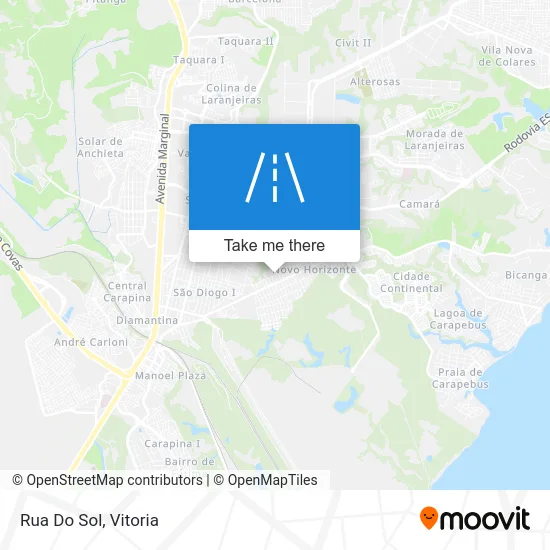 Rua Do Sol map
