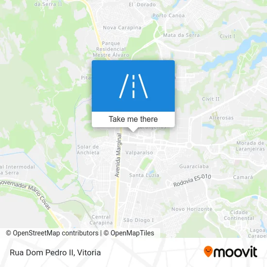 Rua Dom Pedro II map