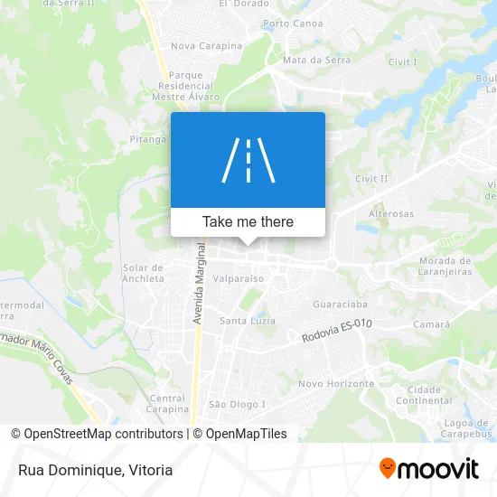 Rua Dominique map