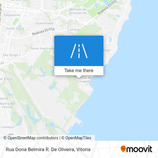 Rua Dona Belmira R. De Oliveira map