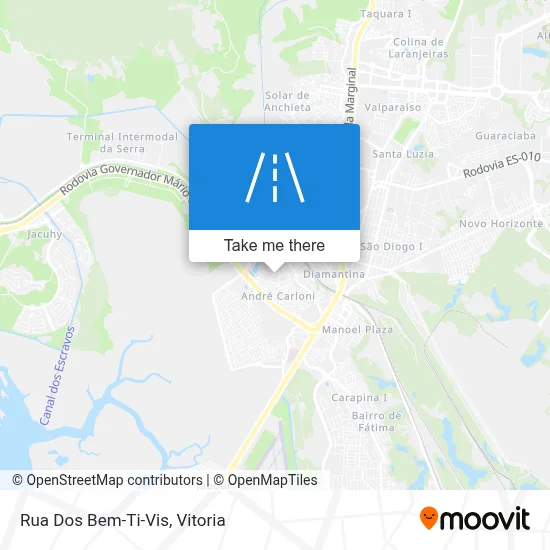 Rua Dos Bem-Ti-Vis map