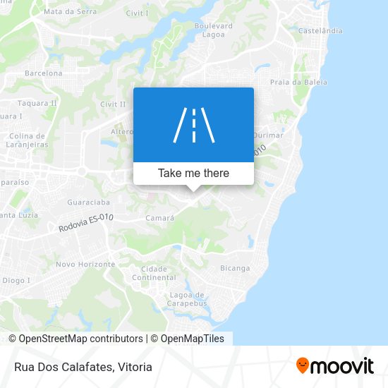 Rua Dos Calafates map