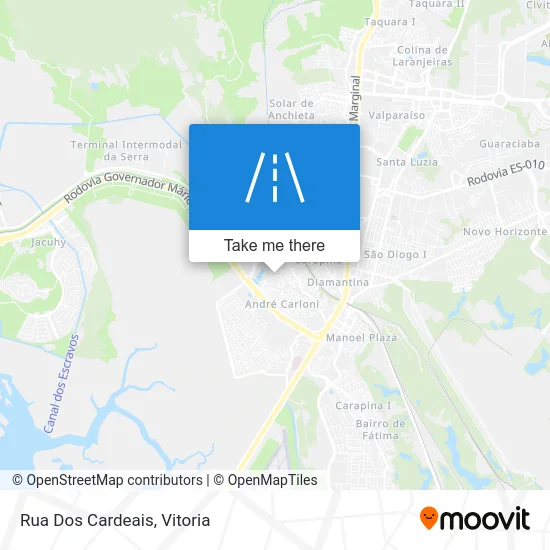 Rua Dos Cardeais map