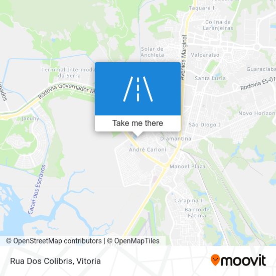 Rua Dos Colibris map