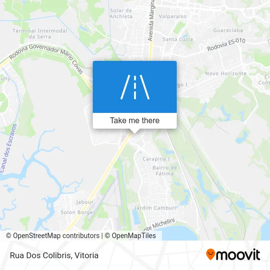Rua Dos Colibris map