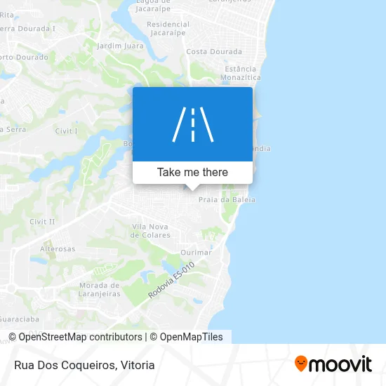 Rua Dos Coqueiros map