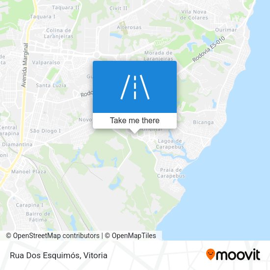 Rua Dos Esquimós map