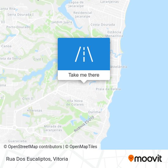 Rua Dos Eucaliptos map