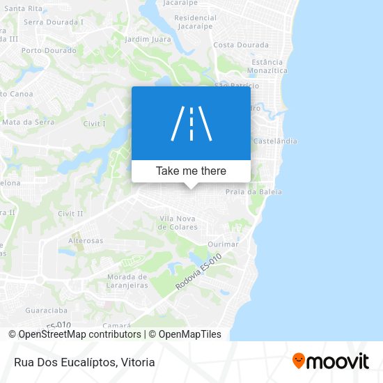 Rua Dos Eucalíptos map