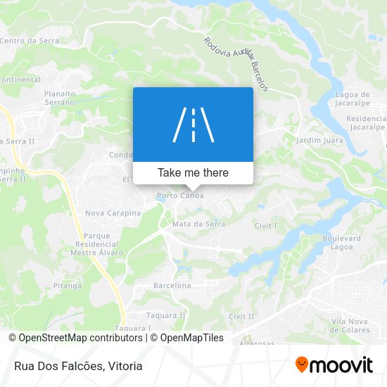 Rua Dos Falcões map