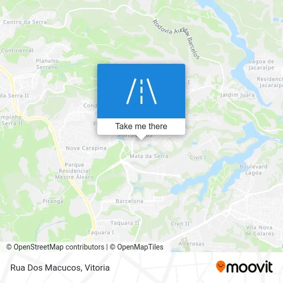 Rua Dos Macucos map