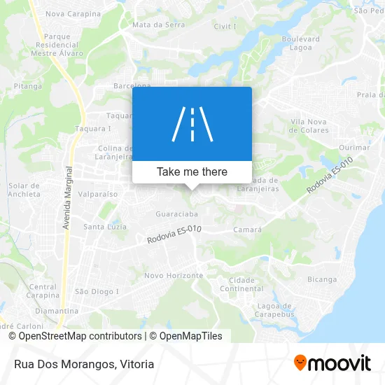 Rua Dos Morangos map