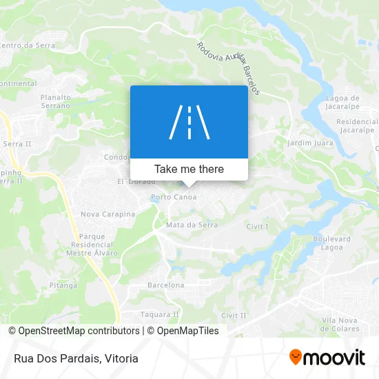 Rua Dos Pardais map