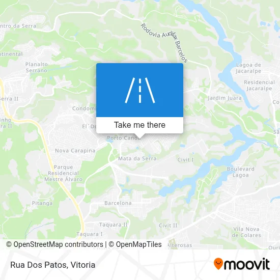 Rua Dos Patos map
