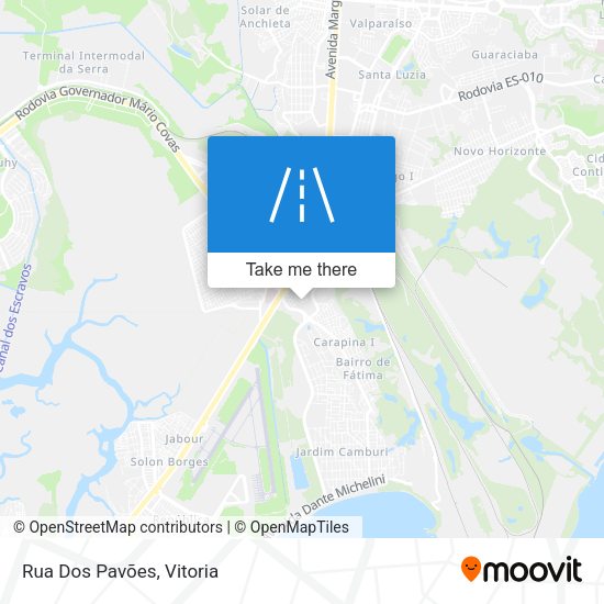Rua Dos Pavões map