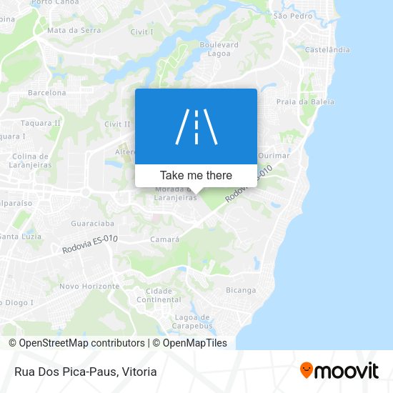 Rua Dos Pica-Paus map