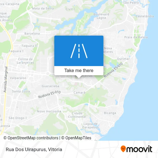 Rua Dos Uirapurus map